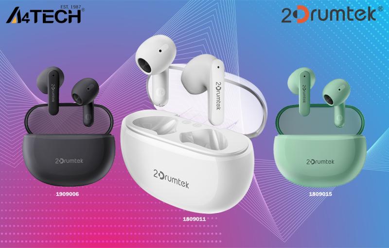 A4Tech 2Drumtek B20 – легкие и стильные наушники-вкладыши с превосходным качеством звука