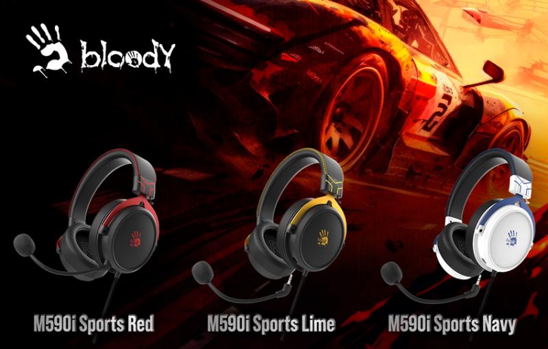 Игровая гарнитура Bloody M590i: объемный виртуальный звук и регулируемая посадка
