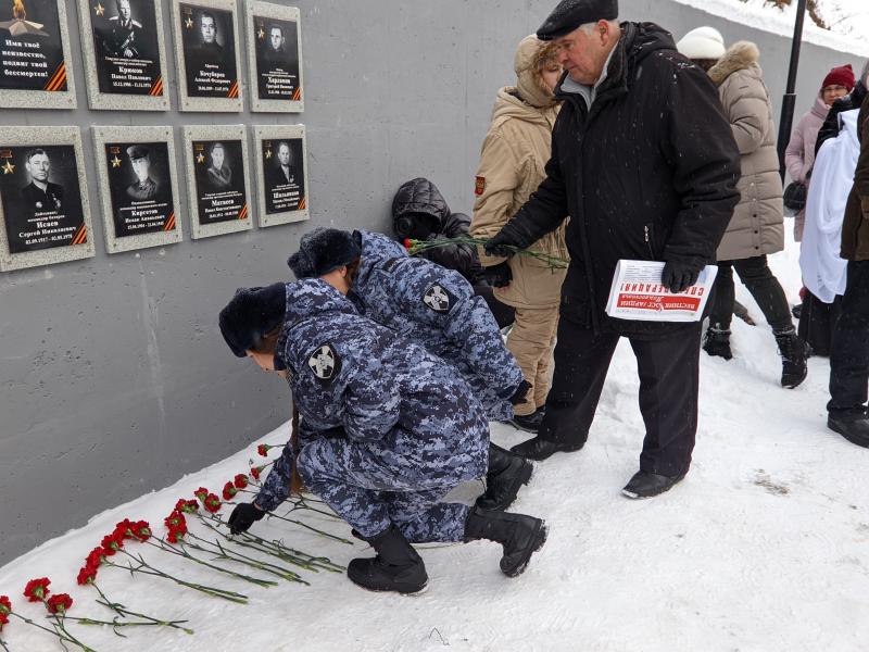Открытие аллеи Памяти в Клину