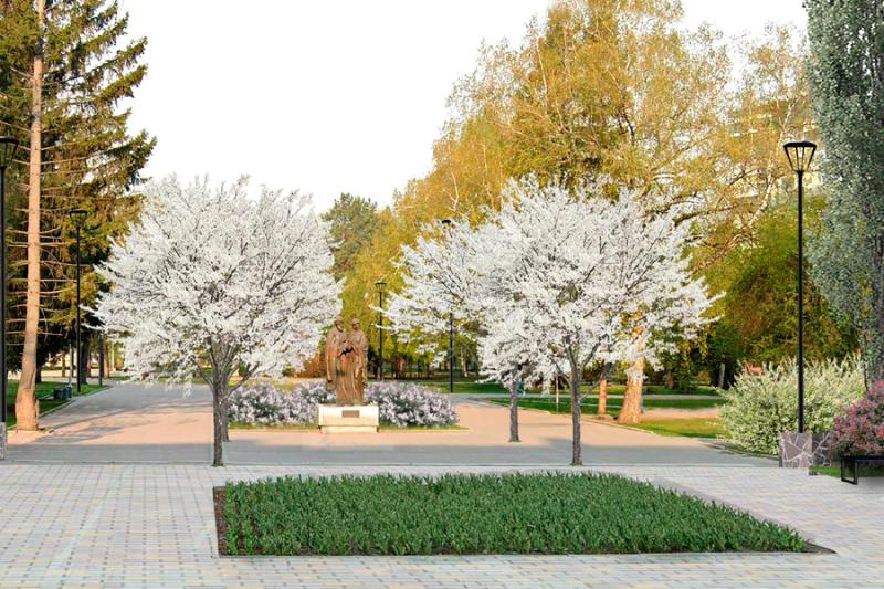 Дизайн-проект Нарымского сквера предлагают оценить новосибирцам