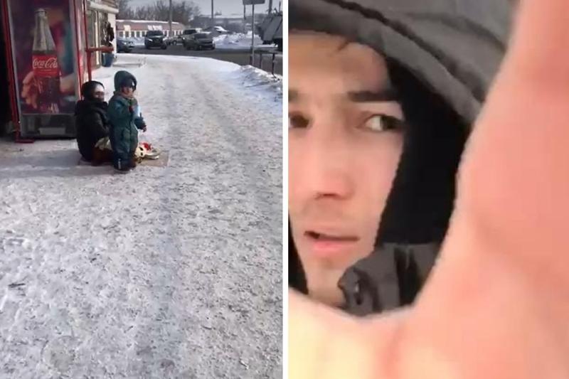 «Еле отвоевала»: охранник попрошайки на Хилокской набросился на сибирячку из-за съемки видео