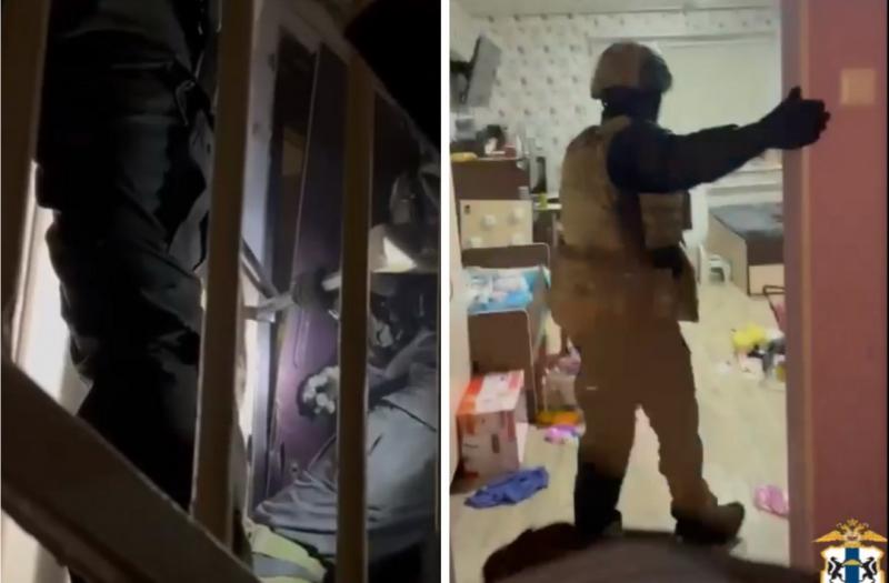 МВД показало кадры задержания похитителей студента в Новосибирске