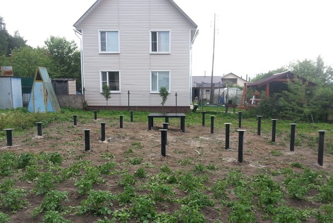 Устройство и особенности свайного фундамента