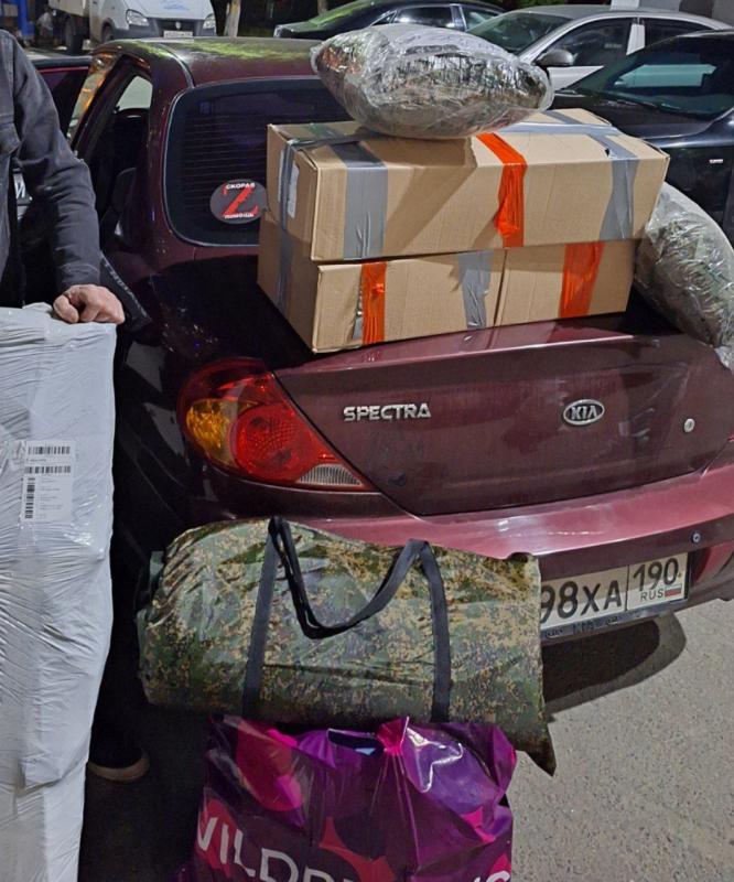 Скорая Z помощь» доставила гуманитарный груз из Реутова