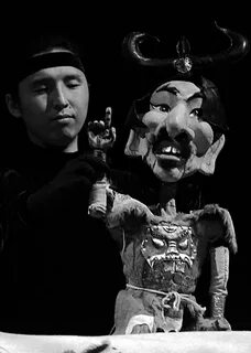 Бурятская постановка кукол 