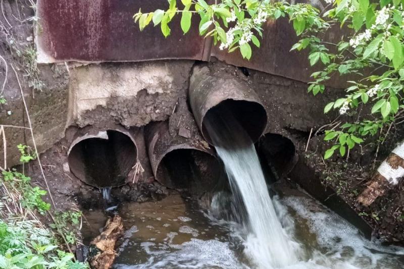 Спасатели очистили коллектор на озере «Парк-отель Шишка» в Новосибирске