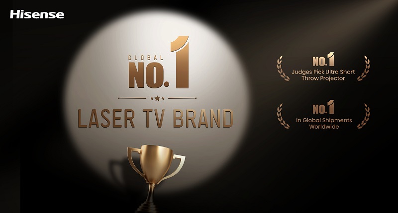 Hisense удерживает мировое лидерство на рынке Laser TV
