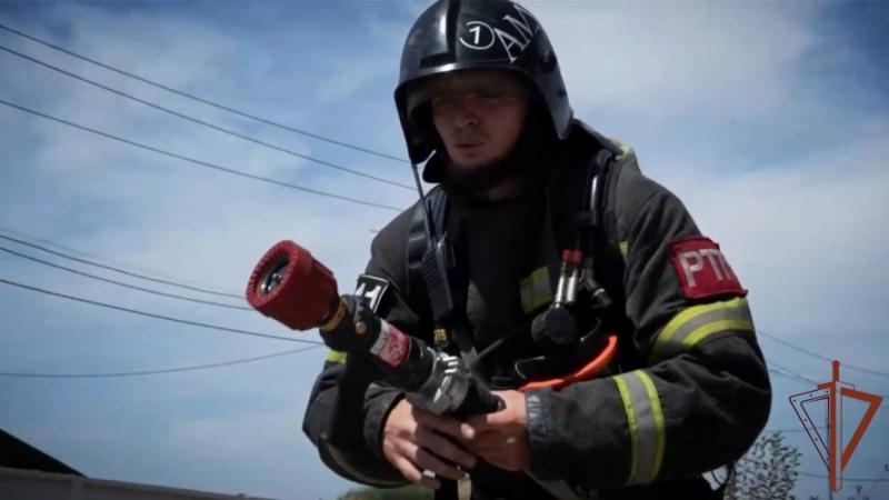 СОВМЕСТНОЕ ПОЖАРНО-ТАКТИЧЕСКОЕ ЗАНЯТИЕ РОСГВАРДИИ И МЧС ПРОШЛО В ЧЕЧЕНСКОЙ РЕСПУБЛИКЕ