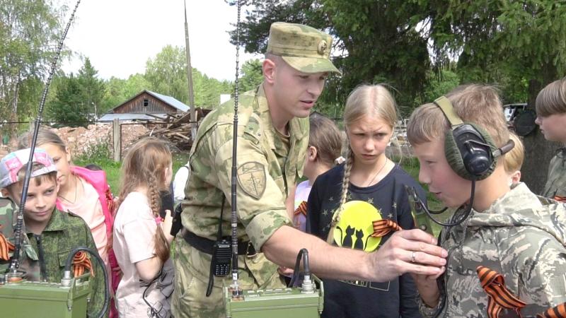 Военнослужащие Росгвардии провели строевой смотр в лагере «Благовестник»