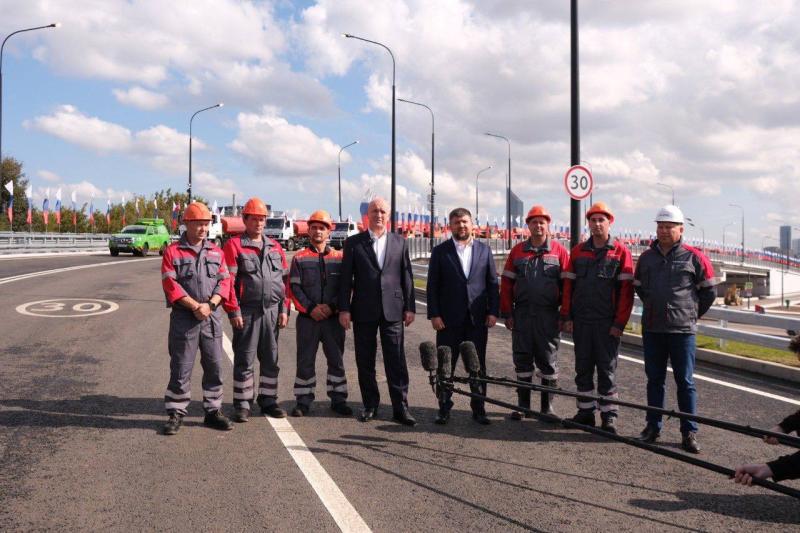 Открыто движение по путепроводу через СЗХ в Мнёвниках