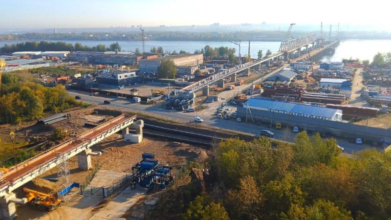 В Перми готовы 7 русловых опор моста