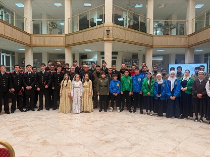 В ГРОЗНОМ СОТРУДНИКИ РОСГВАРДИИ ПРИНЯЛИ УЧАСТИЕ В ПАТРИОТИЧЕСКОМ МЕРОПРИЯТИИ, ПОСВЯЩЕННОМ ДНЮ ГЕРОЕВ ОТЕЧЕСТВА